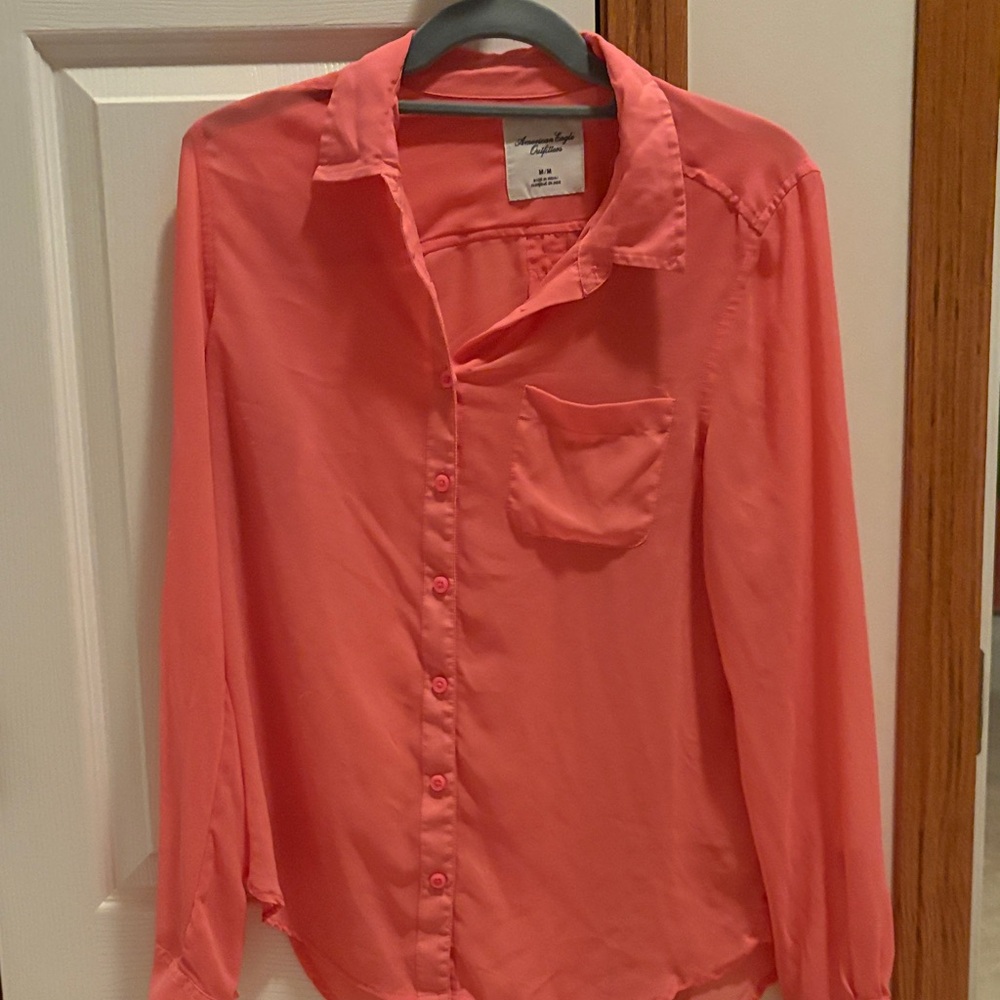 American Eagle Outfitters coral Blouse